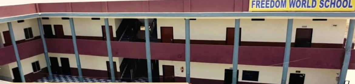 The Freedom World School building in Cosmos Colony, Bhatkhedi